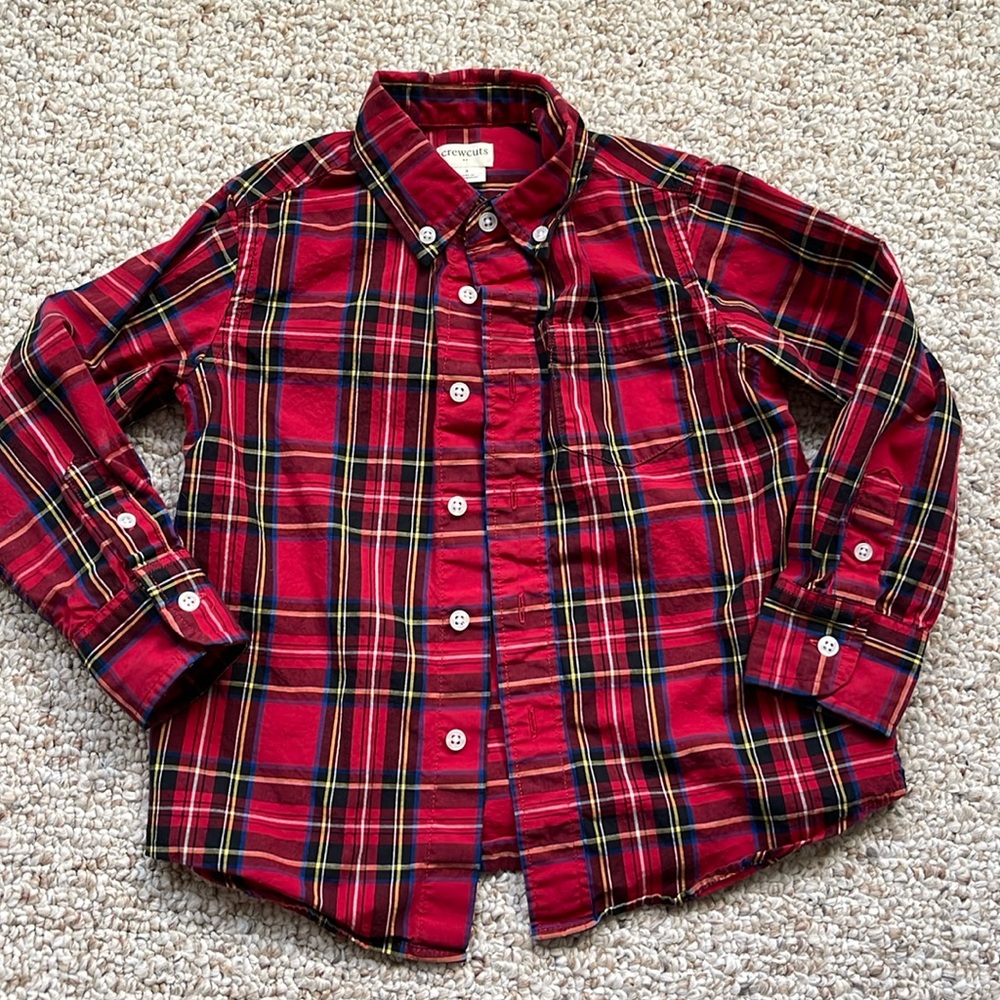 EUC J. Crew Crewcuts long-sleeved button down shirt